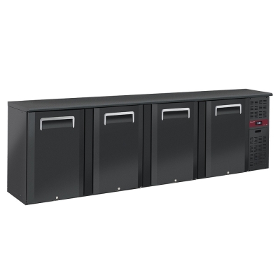 Refroidisseur de bouteilles 4 portes, 620 litres, pieds réglables RLB4-4P
